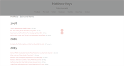 Desktop Screenshot of matthewkeys.net